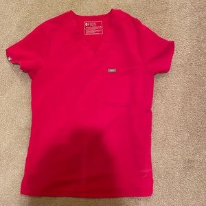 Figs hot pink 1 pocket